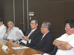 A Scene of the Countermeasure Committee for the Accident